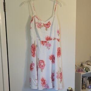 Old Navy Red and White Dress